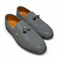 GREY CROWN TASSEL LOAFER