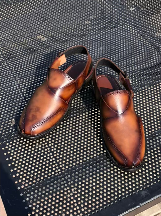 SHADED BROWN HALF PATCHING