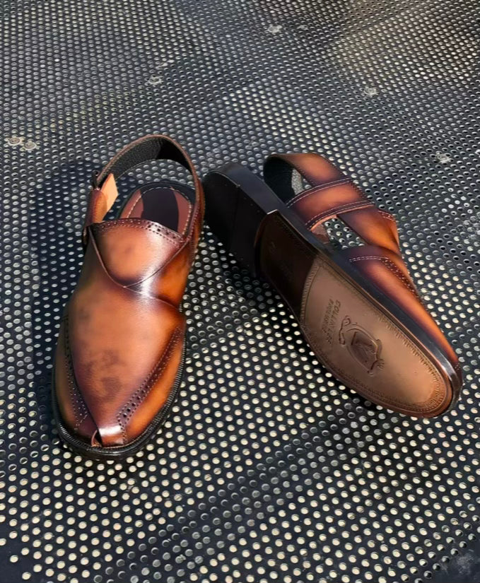 SHADED BROWN HALF PATCHING