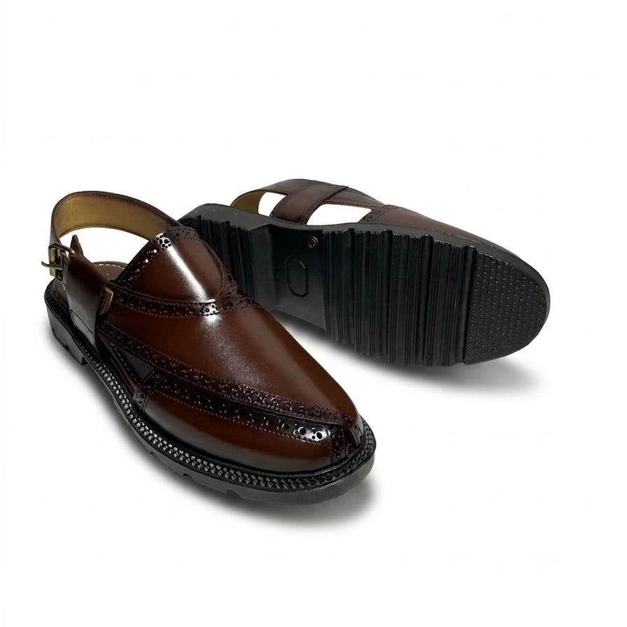 ROYAL BROWN PESHAWARI CHAPPAL