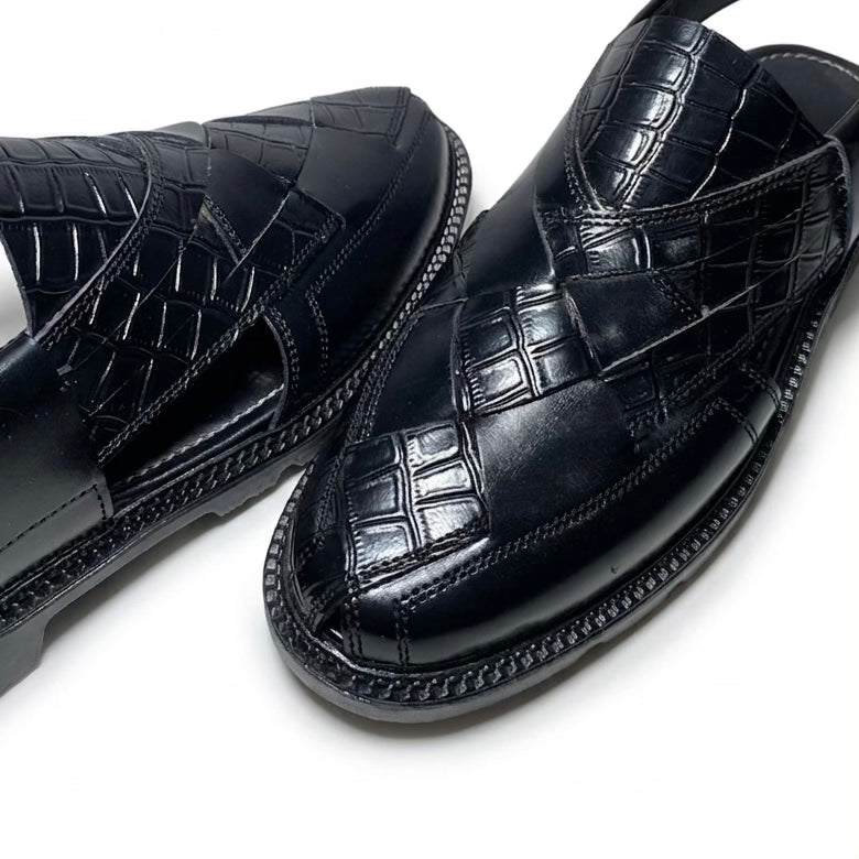 CROCODILE TEXTURED MIDHIGH SOLE PESHAWARI
