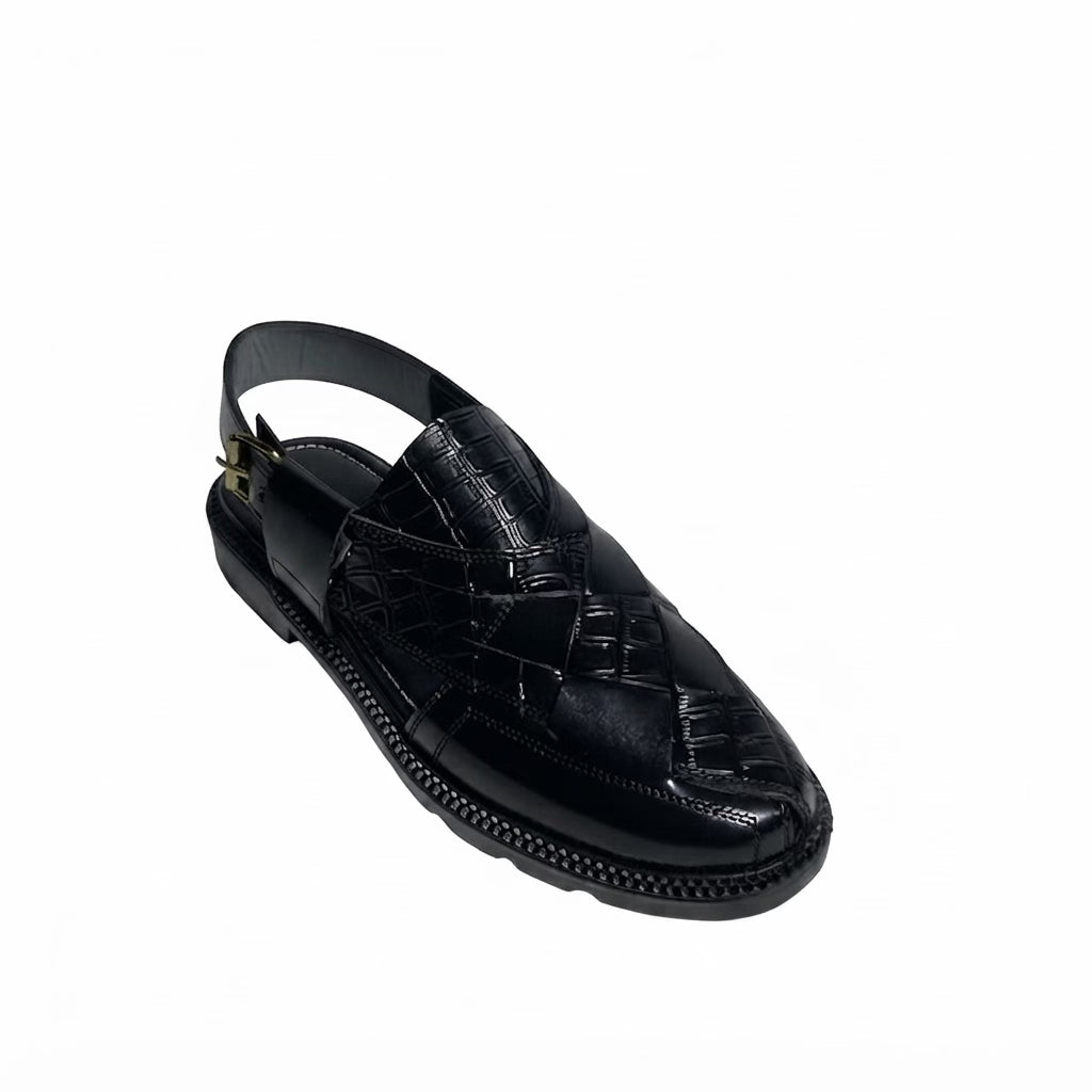 CROCODILE TEXTURED MIDHIGH SOLE PESHAWARI