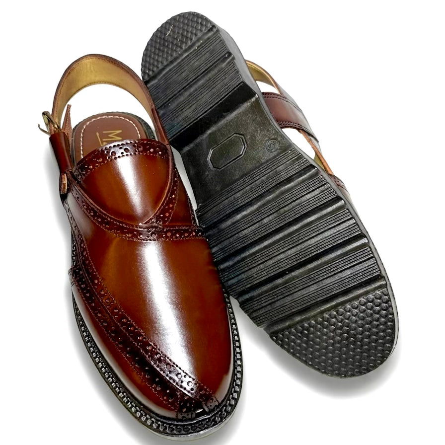 ROYAL BROWN PESHAWARI CHAPPAL