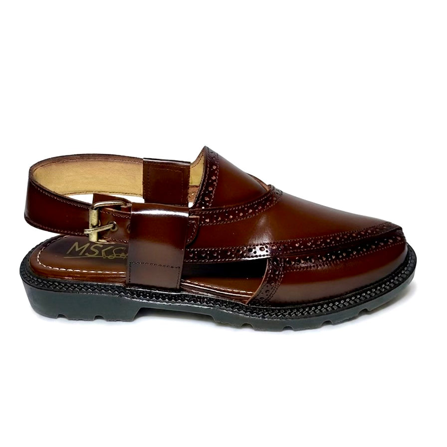 ROYAL BROWN PESHAWARI CHAPPAL
