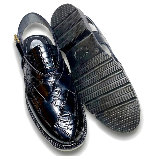 CROCODILE TEXTURED MIDHIGH SOLE PESHAWARI