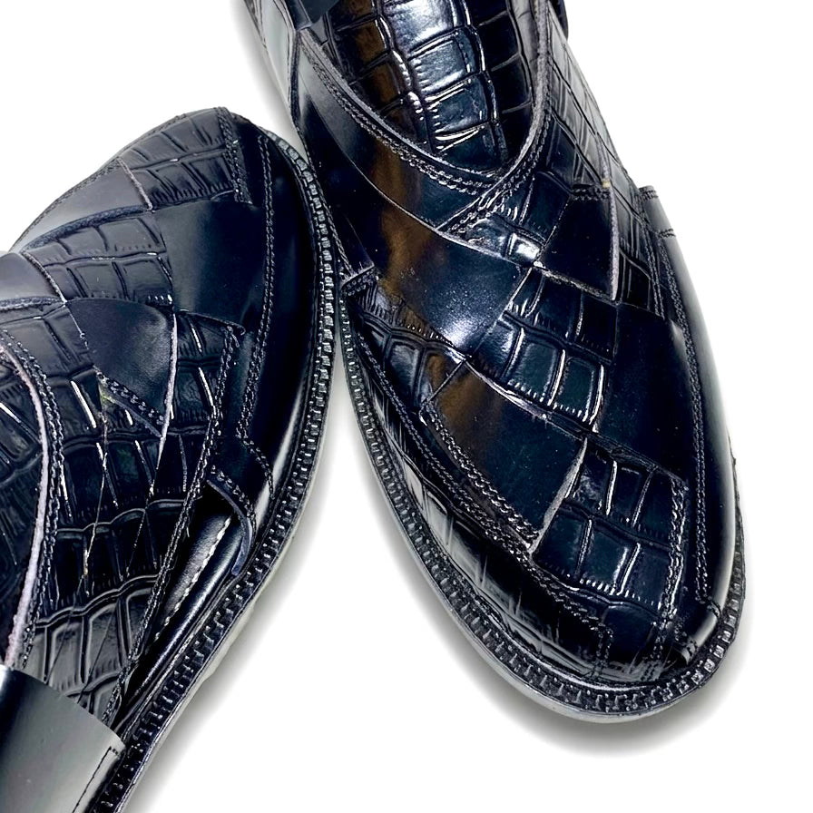 CROCODILE TEXTURED MIDHIGH SOLE PESHAWARI